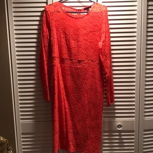 Mid Length Lace Dress